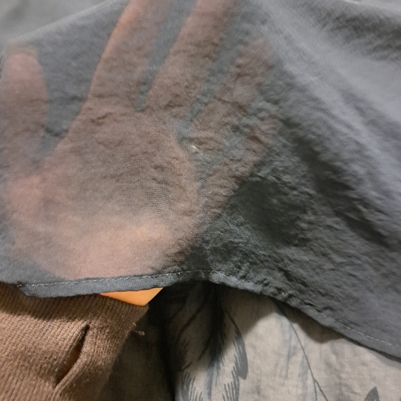 🌼 5/$25 2X George Sheer Navy Sleeveless Blouse - Picture 2 of 5